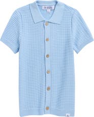 Original Penguin Kids' Short Sleeve Cotton Cardigan