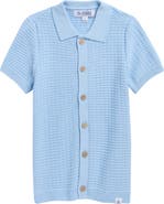 Original Penguin Kids' Short Sleeve Cotton Cardigan