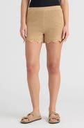 NVLT Scallop Crochet Shorts