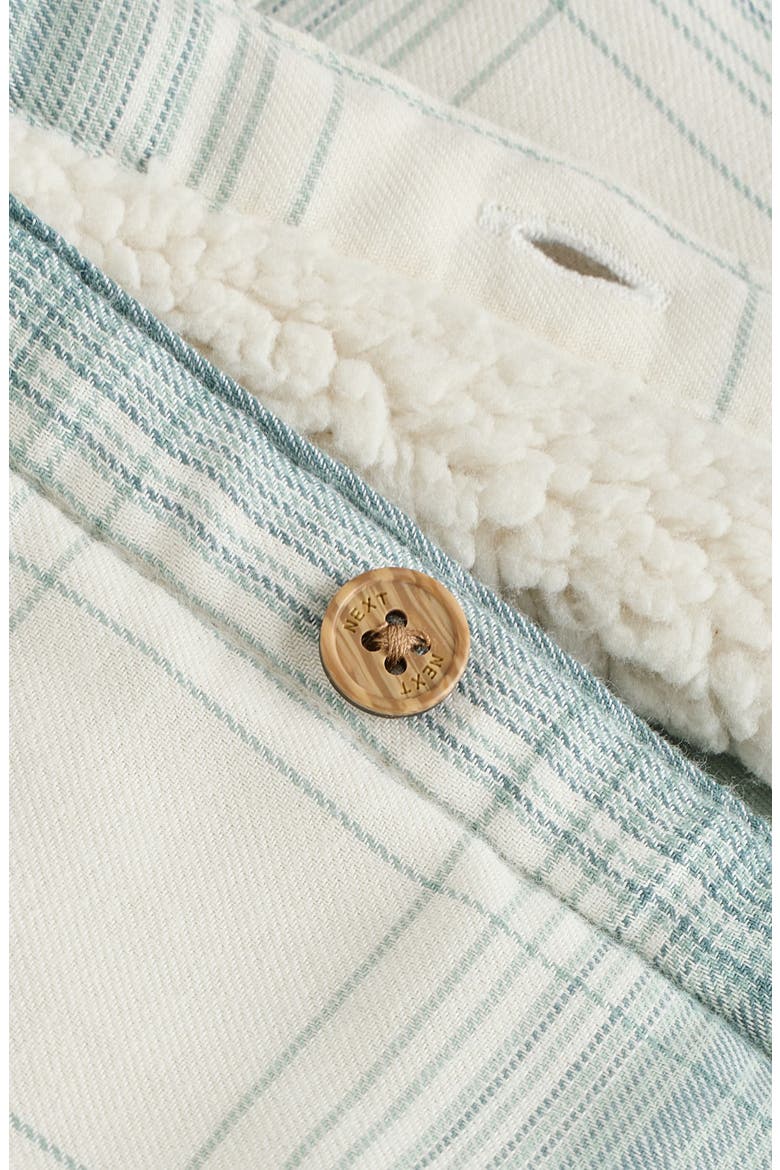 Plaid Overshirt, T-Shirt & Corduroy Pants Set, Alternate, color, WHITE