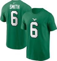 Nike Men's Nike DeVonta Smith Kelly Green Philadelphia Eagles Alternate Player Name & Number T-Shirt