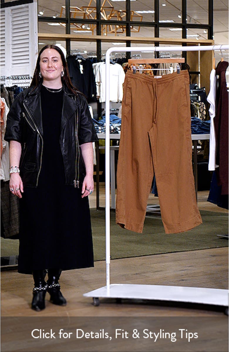 Felix Drawstring Ankle Wide Leg Pants, sales video thumbnail