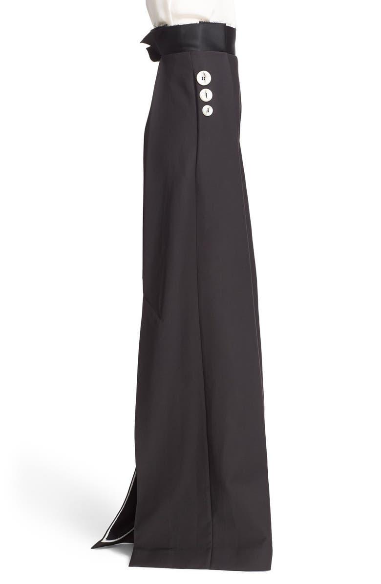 Ellery Star 80 Wide Leg Paperbag Pants, Alternate, color,