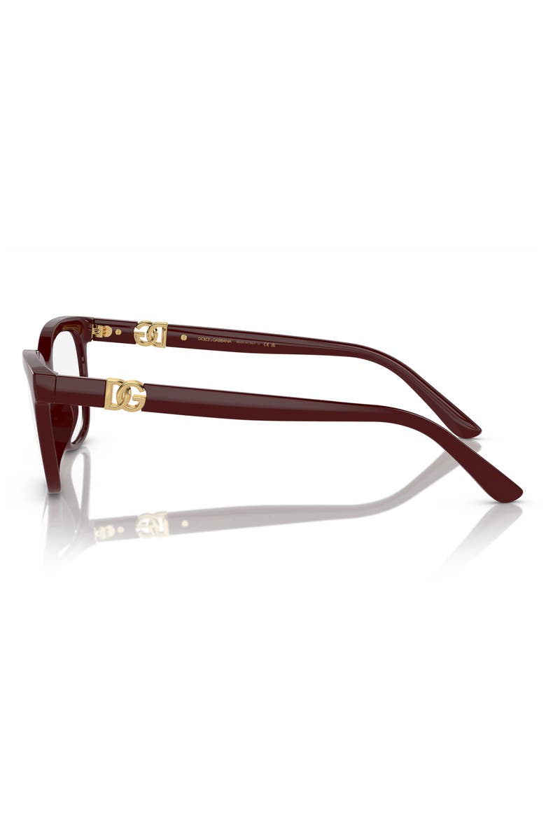 54mm Butterfly Optical Glasses, Alternate, color, BORDEAUX / DEMO LENS