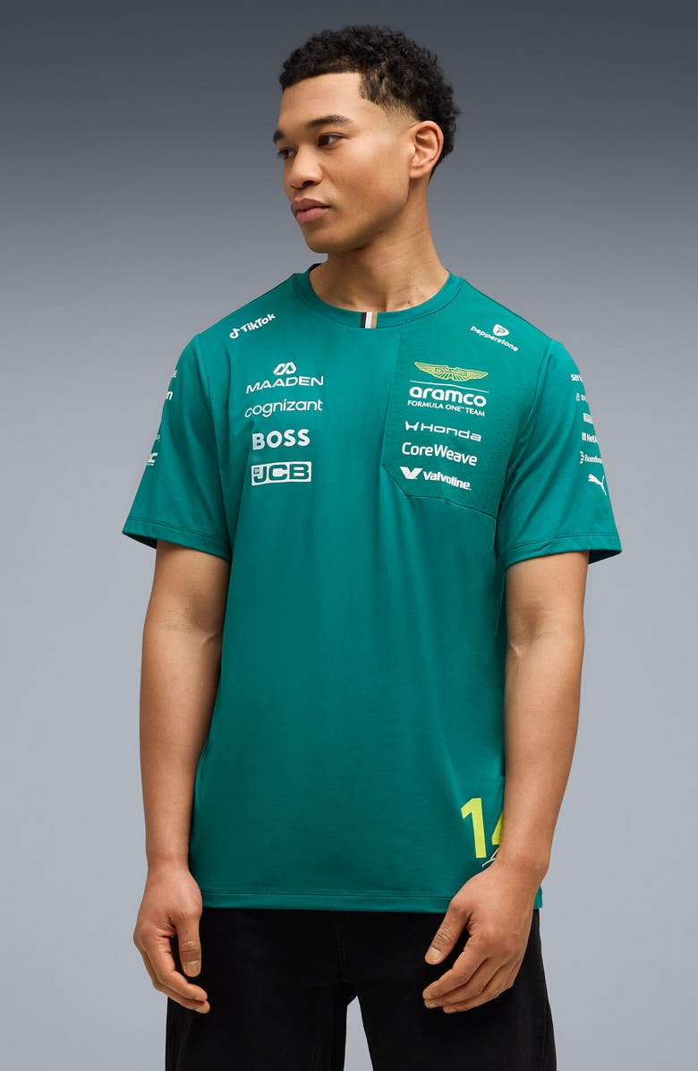 PUMA x AMF1 Fernando Alfonso Replica Performance Graphic T-Shirt, Alternate, color, 