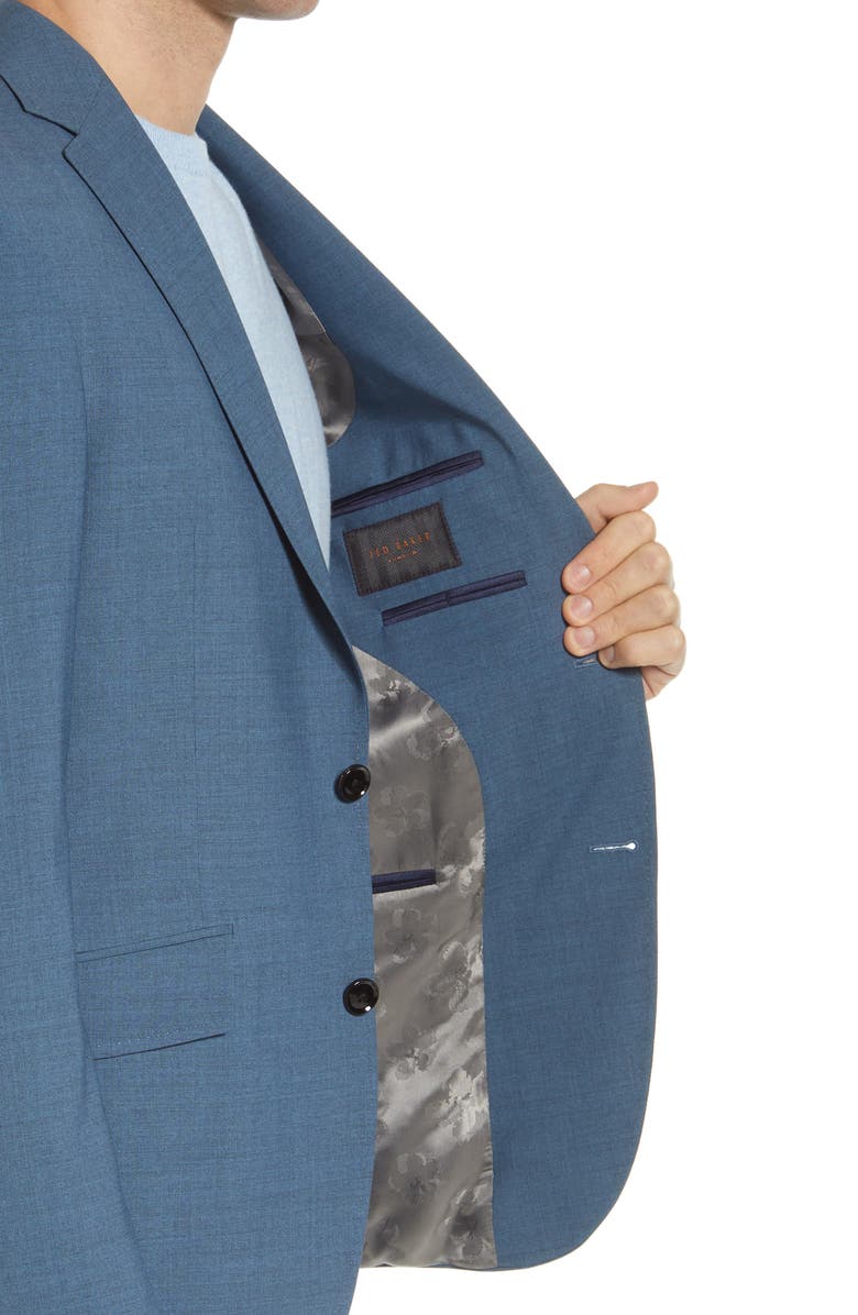 Ted Baker London Ron Extra Slim Fit Wool Suit, Alternate, color, 