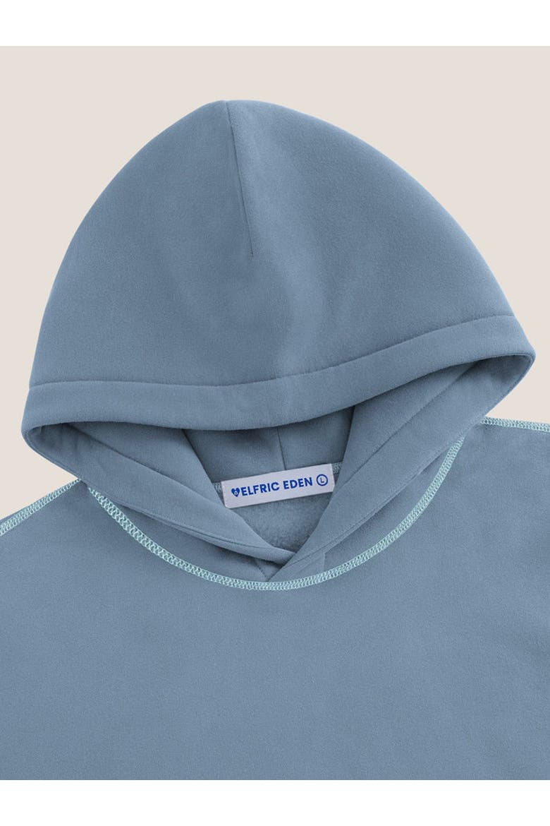 Cloud Essential Fleece Pullover Hoodie Set, Alternate, color, Blue Grey