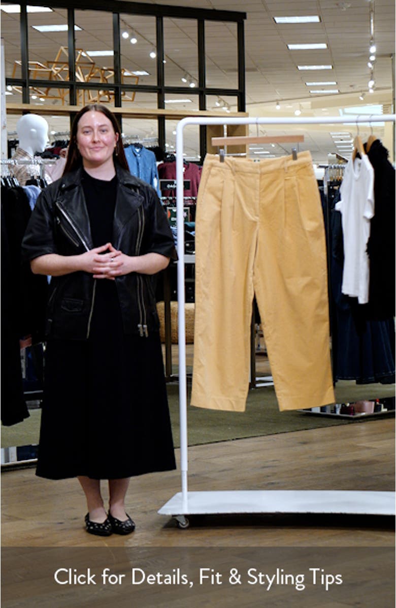 Bloomsbury Straight Leg Corduroy Pants, sales video thumbnail