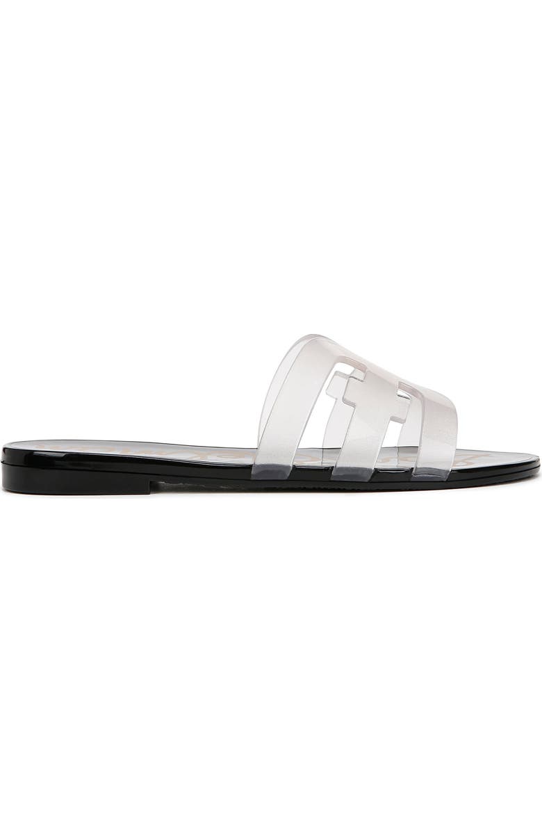 Sam Edelman Bay Jelly Slide Sandal, Alternate, color, Clear/ Black