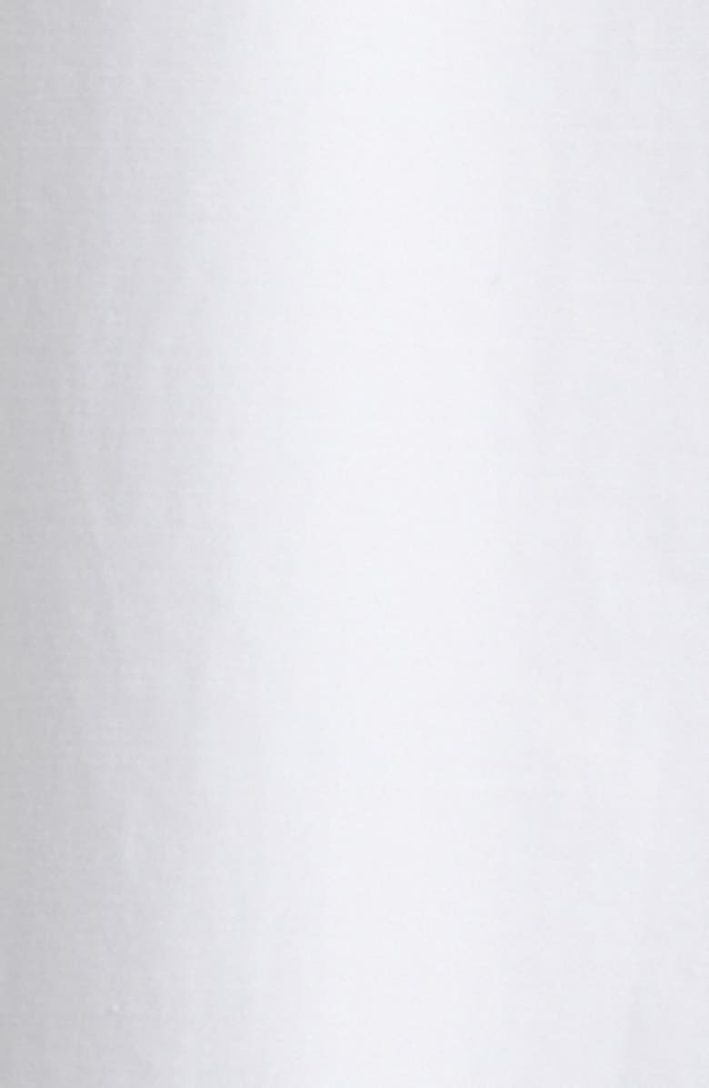 L'AGENCE Ridley Tie Waist Long Sleeve Maxi Shirtdress, Alternate, color, White