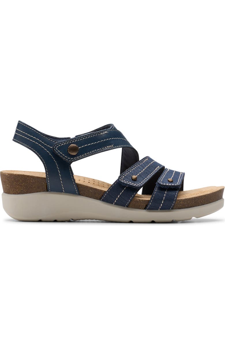 Clarks<sup>®</sup> Calenne Clara Wedge Sandal, Alternate, color,