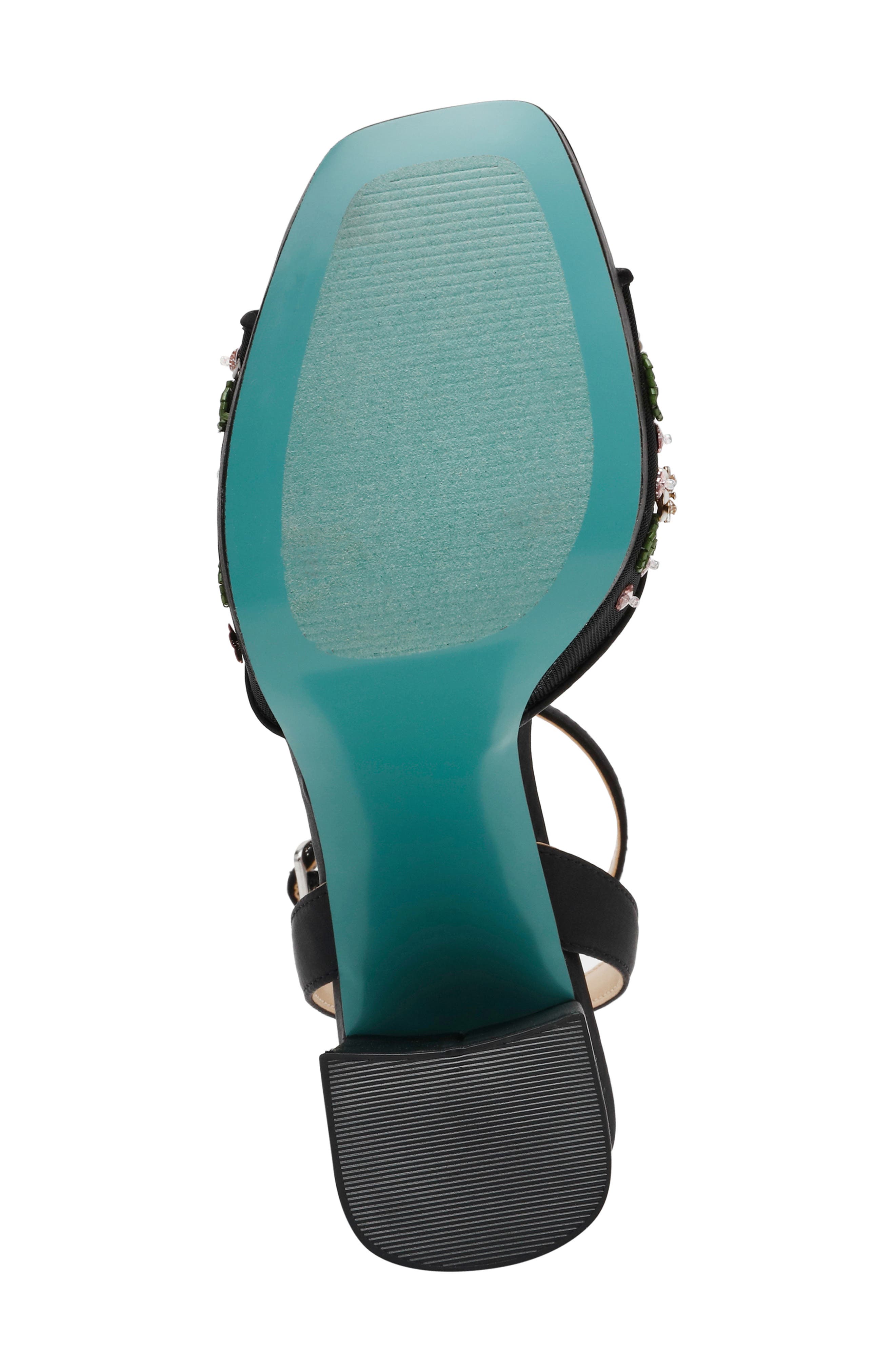 Betsey Johnson Kirra Ankle Strap Sandal, Alternate, color, Black