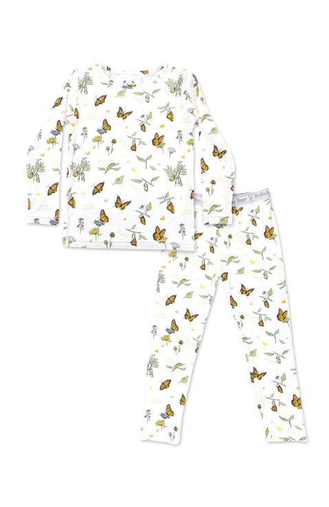 Kids' Monarch Butterfly Set of 2 Piece Pajamas