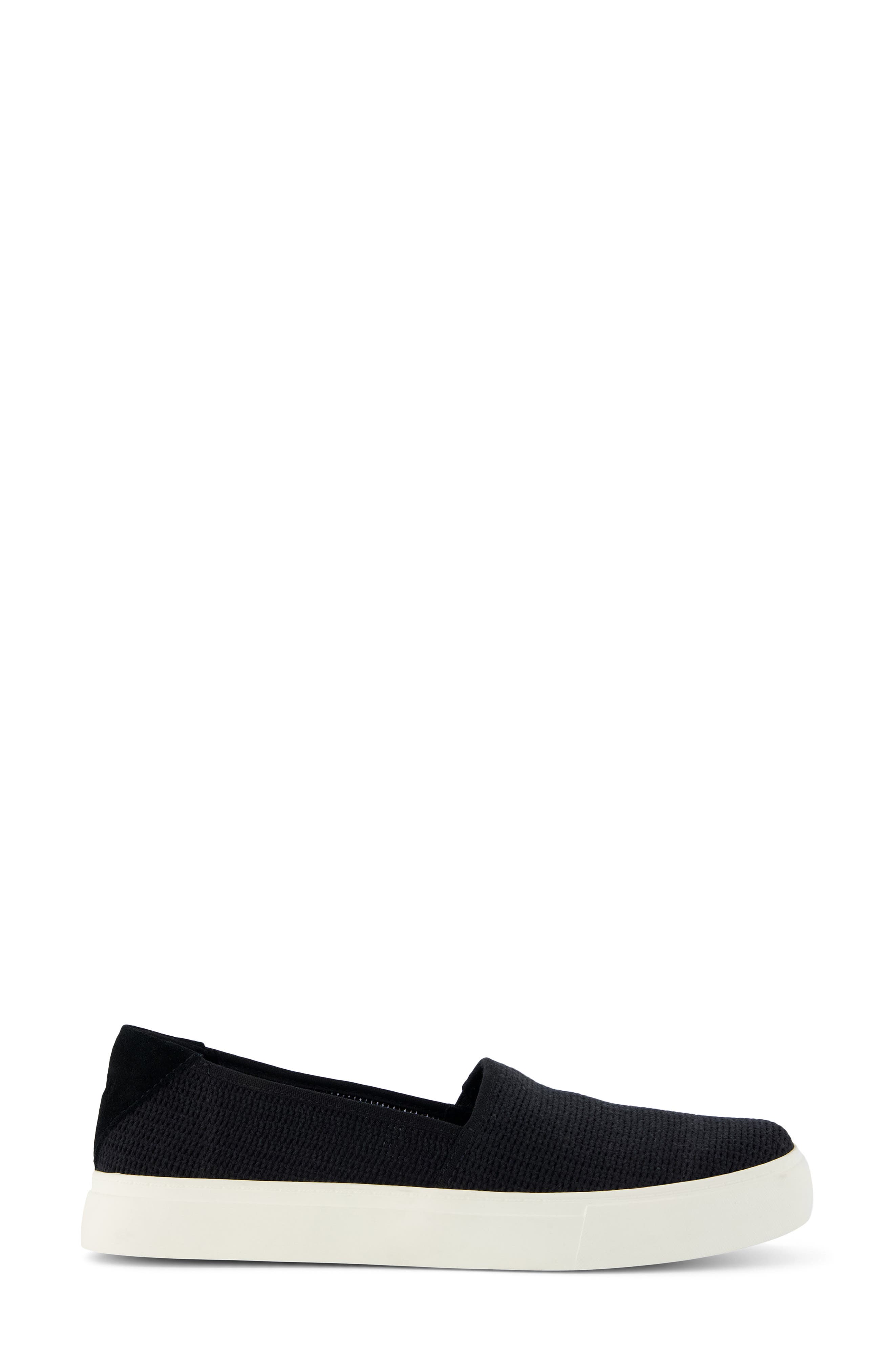 TOMS Kameron Slip-On Sneaker, Alternate, color, Black Woven