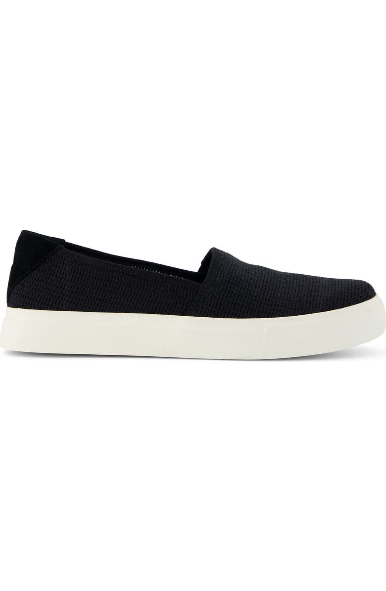 TOMS Kameron Slip-On Sneaker, Alternate, color, Black Woven