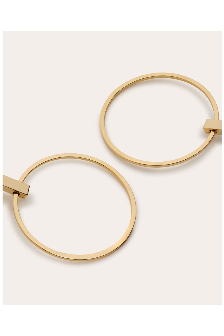 Margy Hoop Earrings, Alternate, color, GOLD