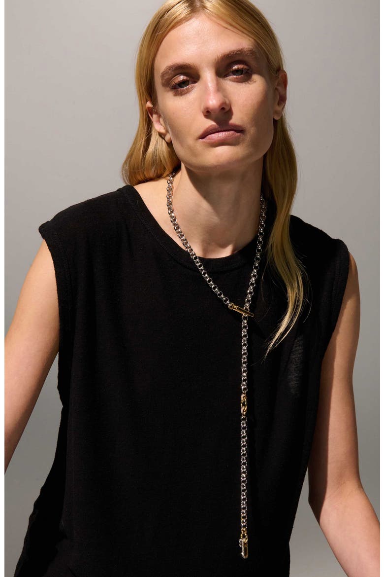 Juno Necklace, Alternate, color, GOLD/ CRYSTAL