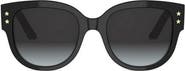 DIOR 'DiorPacific B2I 54mm Gradient Butterfly Sunglasses