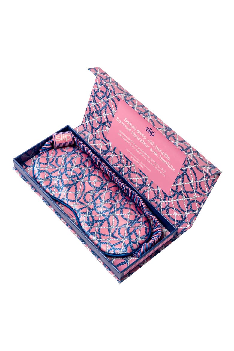 Pure Silk Sleep Mask - Yacht Club, Alternate, color, YACHT CLUB