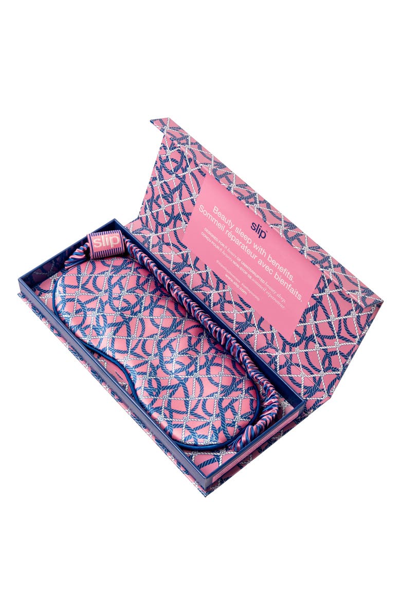 slip Pure Silk Sleep Mask - Yacht Club, Alternate, color, Yacht Club