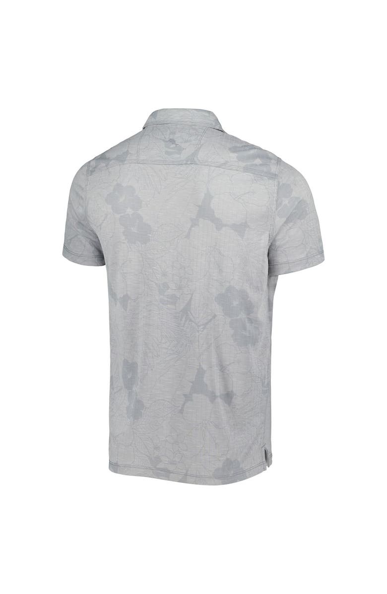 Tommy Bahama Men's Tommy Bahama Gray Cleveland Browns Miramar Blooms Polo, Alternate, color, Gray