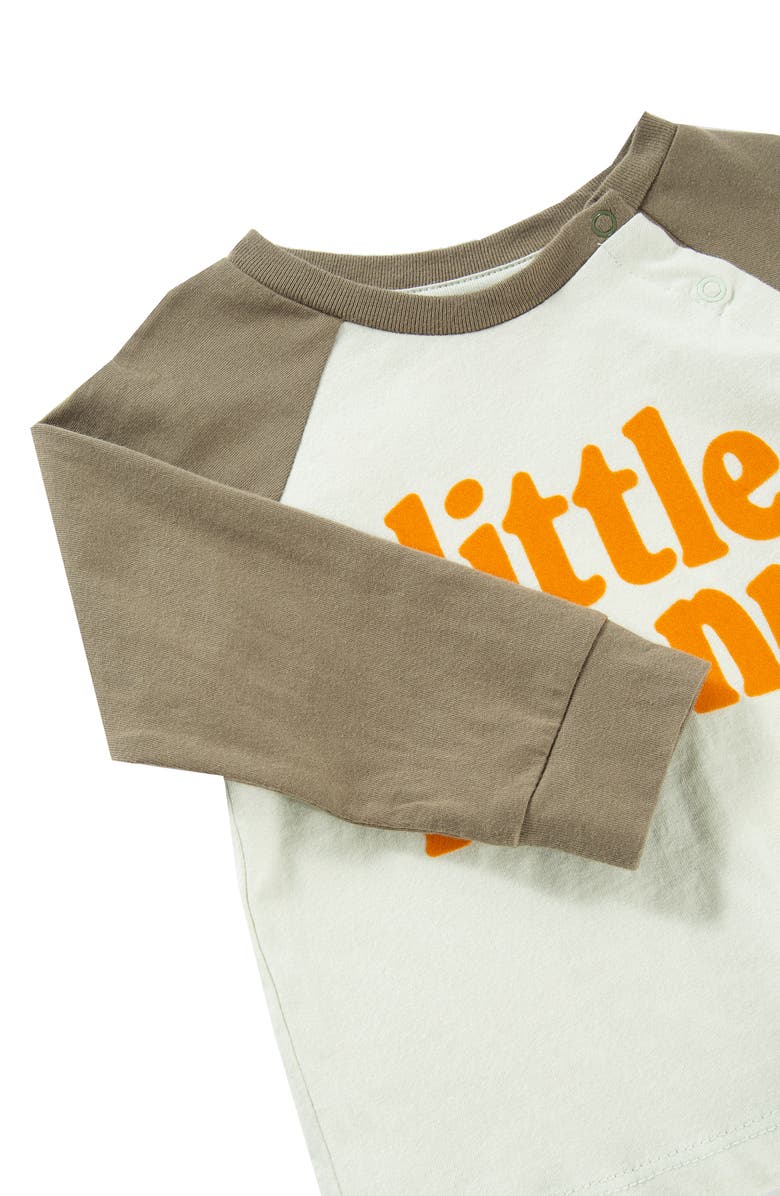 Peek Essentials Little Peanut Baseball Graphic Tee & Stripe Pants Set, Alternate, color,