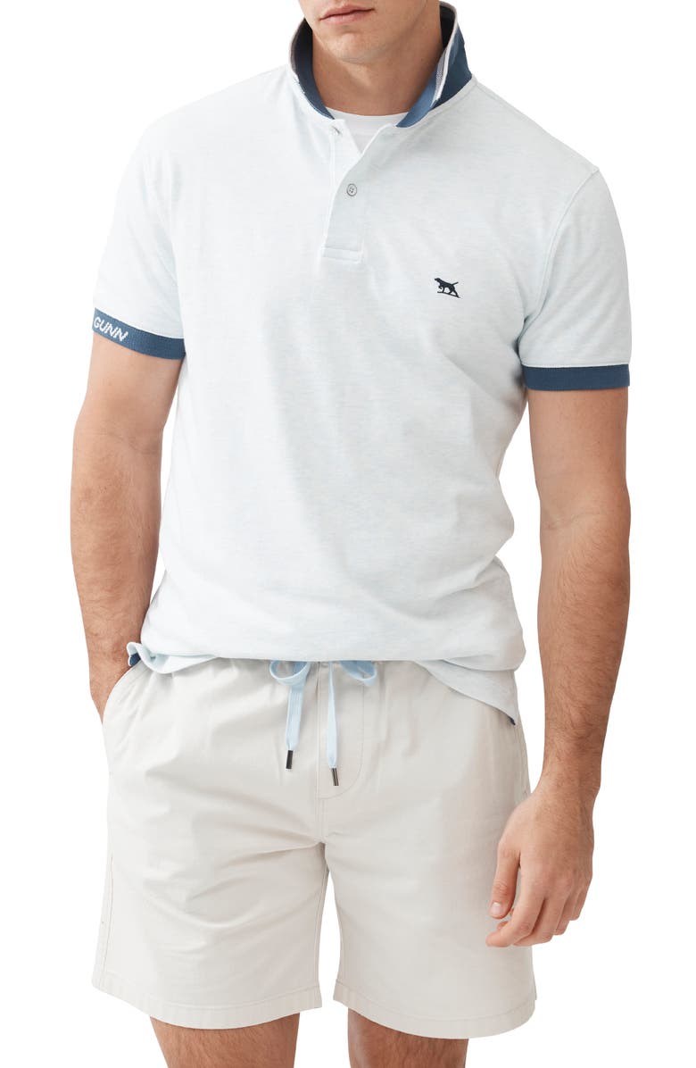 Rodd & Gunn Masterson Sports Fit Tipped Cotton Polo, Main, color, 