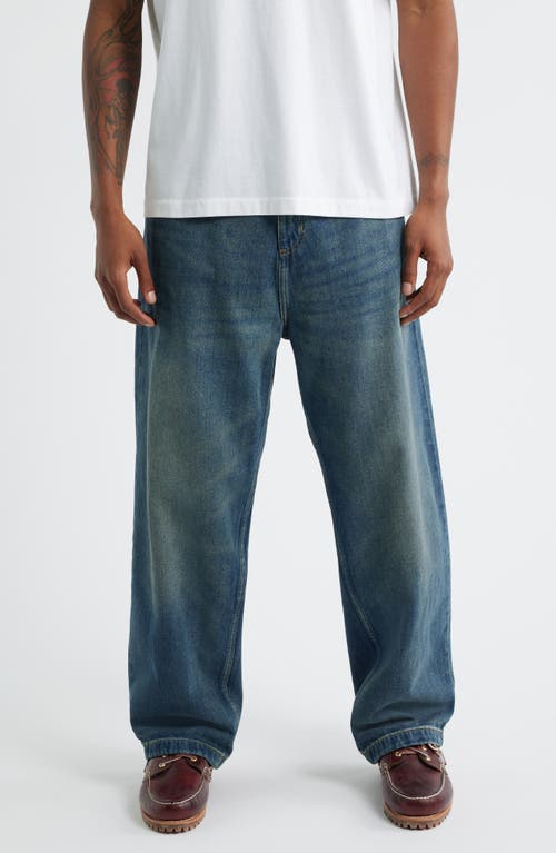 Carhartt Work In Progress Brandon Loose Straight Leg Jeans in Blue Worn Used Wash  product
