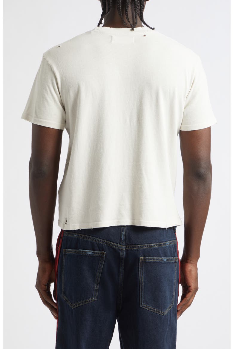 Distressed Boxy Heaven Graphic T-Shirt, Alternate, color, EGG WHITE