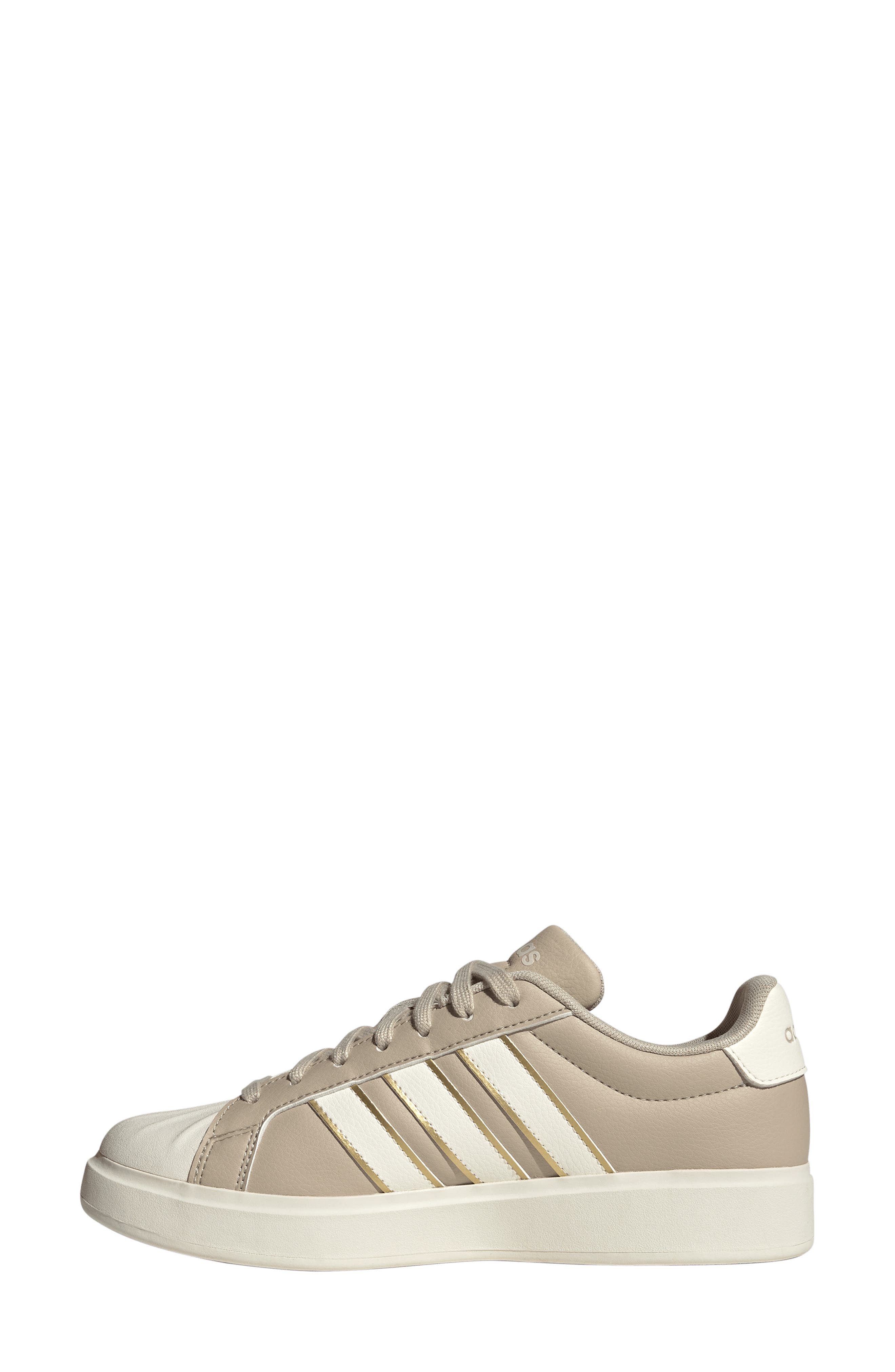 Streettalk Sneaker, Alternate, color, BEIGE/ OFF WHITE/ GOLD MET.