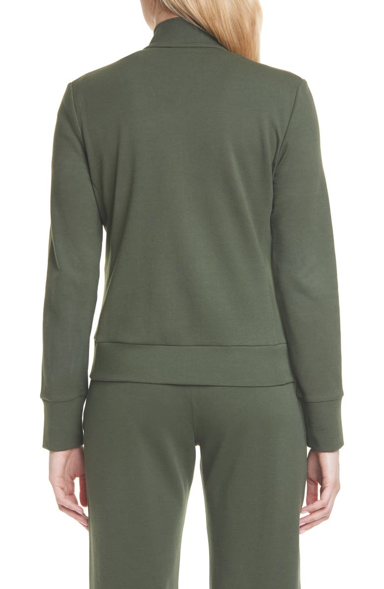 Max Mara Leisure Zip Front Cotton Blend Jacket, Alternate, color,