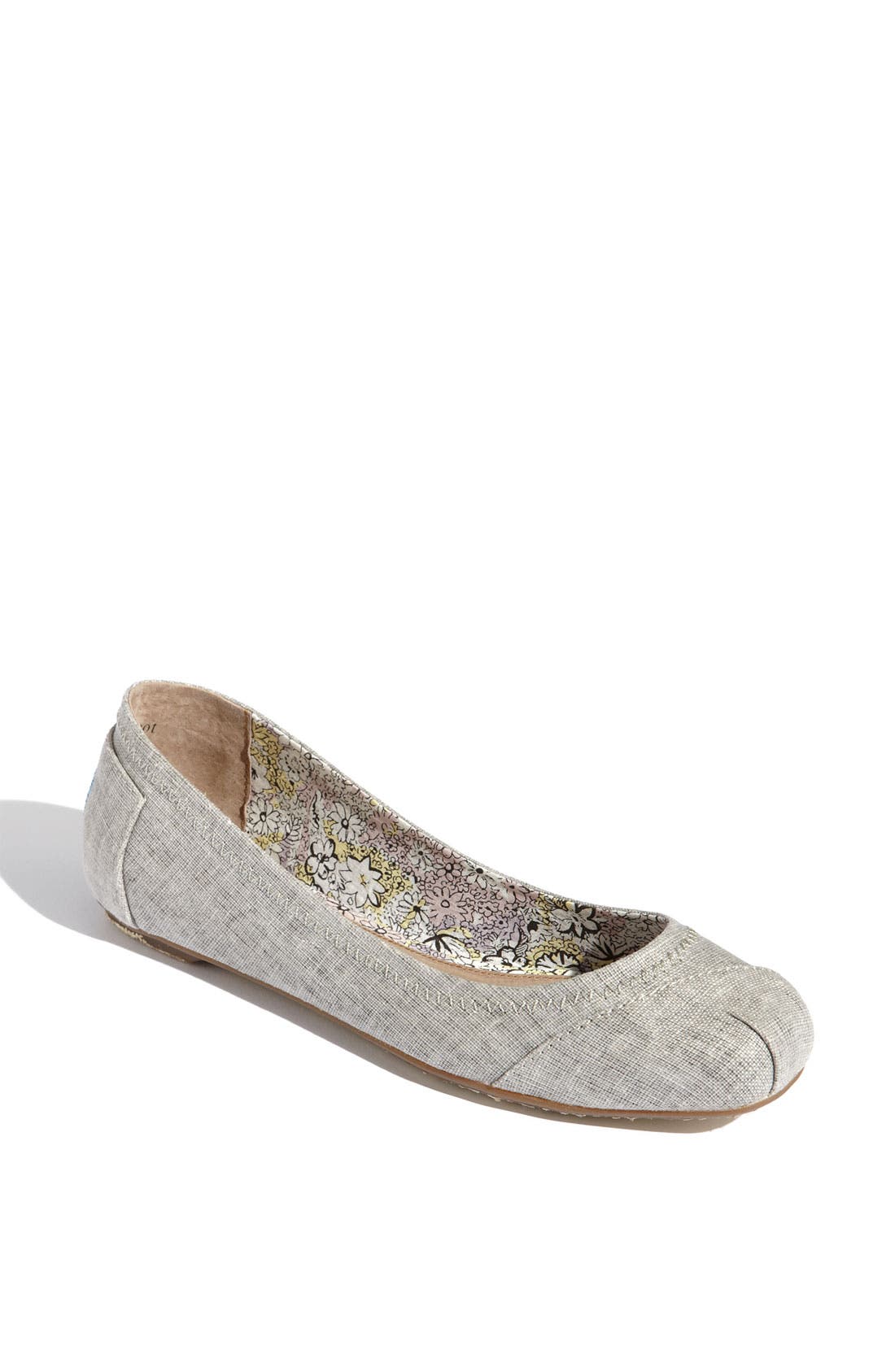 TOMS 'Natalia' Ballet Flat, Main, color, 