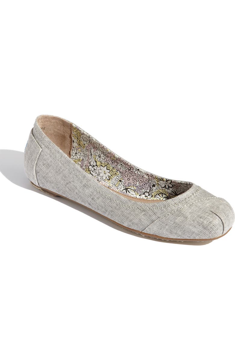 TOMS 'Natalia' Ballet Flat, Main, color,