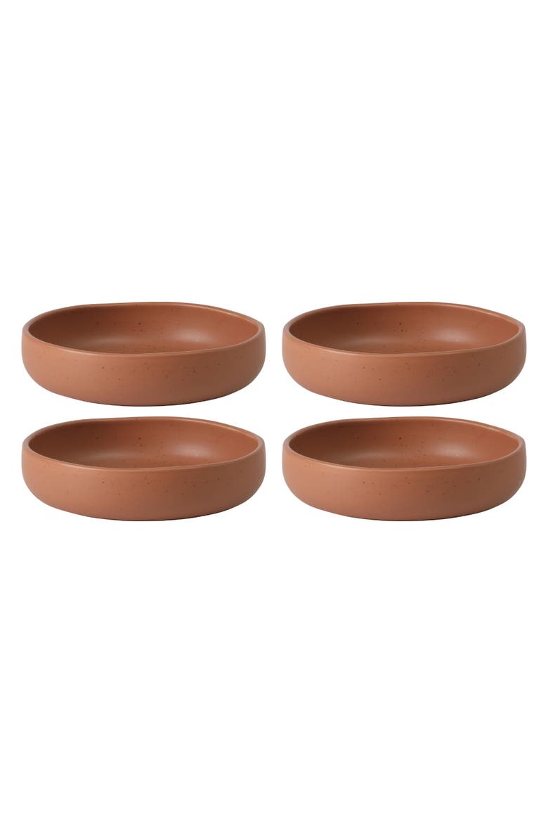Corsica Clay 4 Piece Meal, Dinner, Pasta Bowl Set, Main, color, Burnt Apricot Terracotta