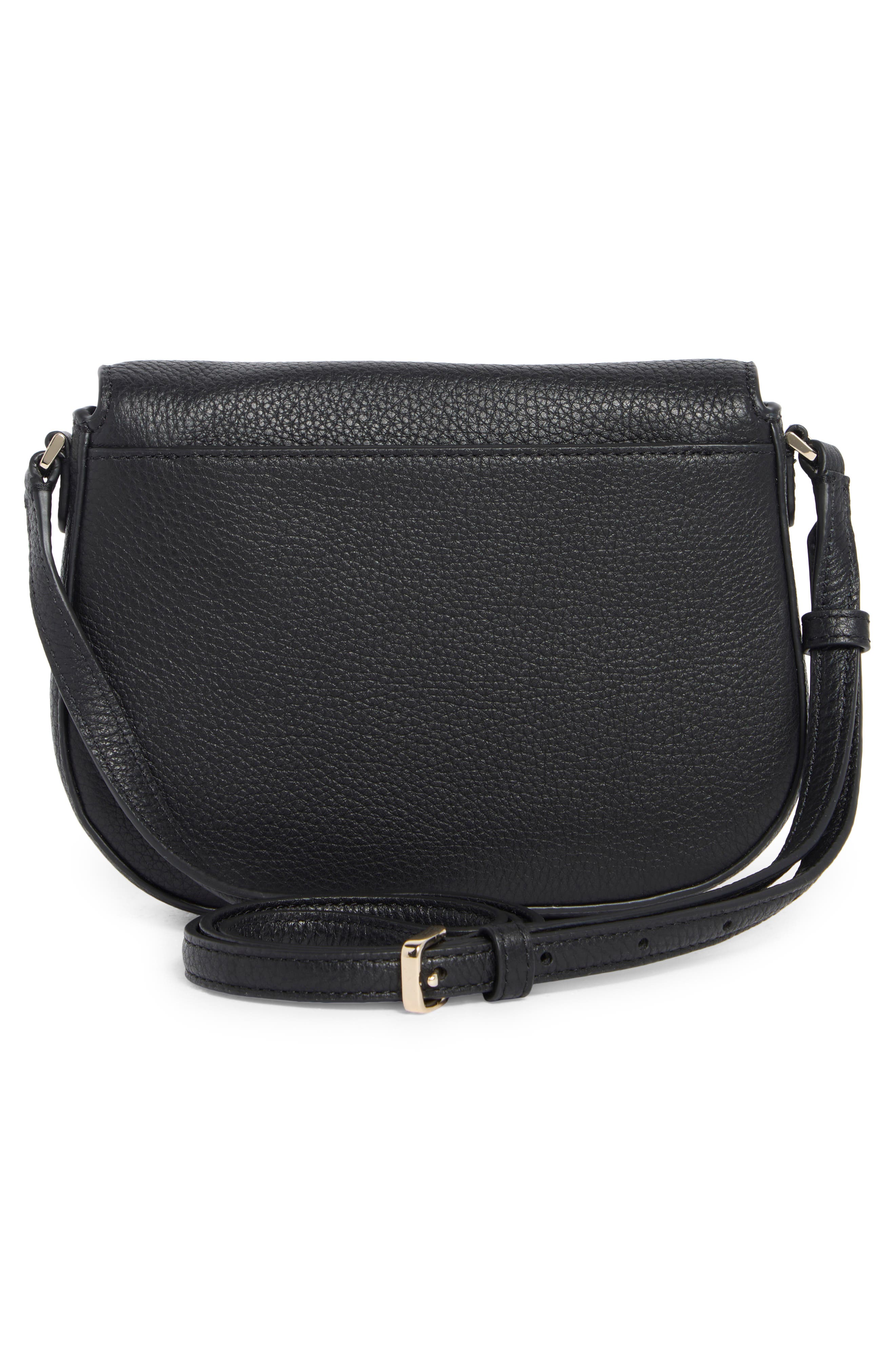 Kate Spade New York Miniflip Crossbody Bag, Alternate, color, Black