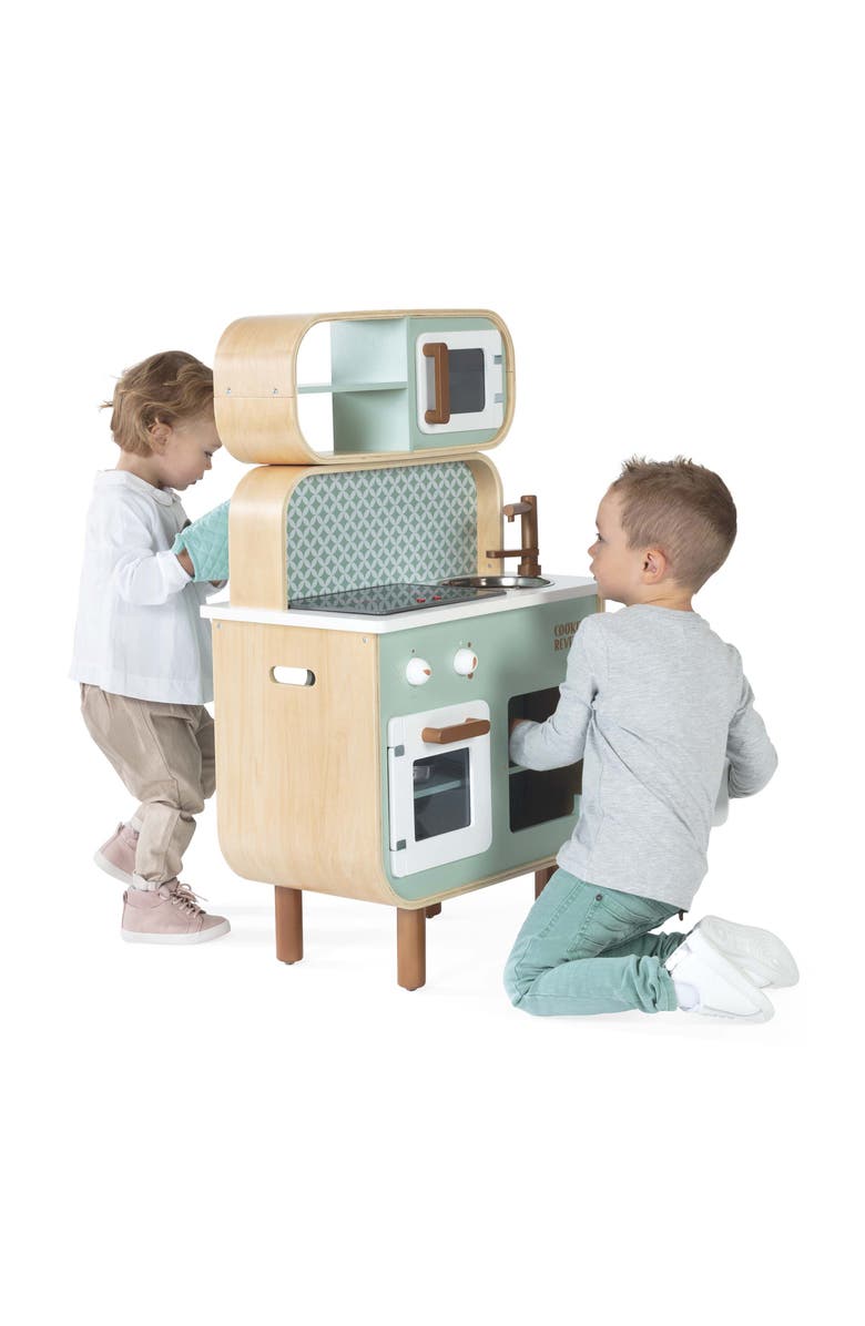 Janod Reverso Big Cooker Kitchen Playset, Alternate, color, Gray