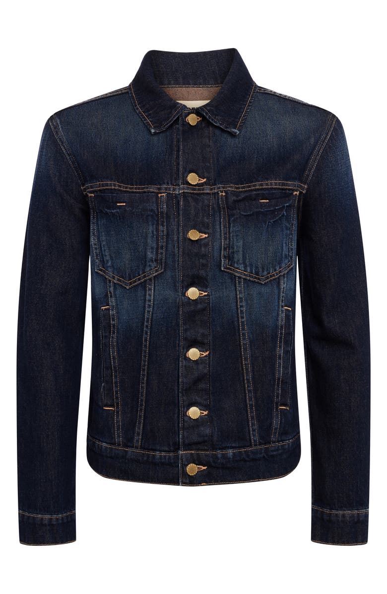 L'AGENCE Mack Oversize Denim Jacket, Alternate, color, 