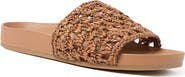 Loeffler Randall Henri Crochet Raffia Slide Sandal