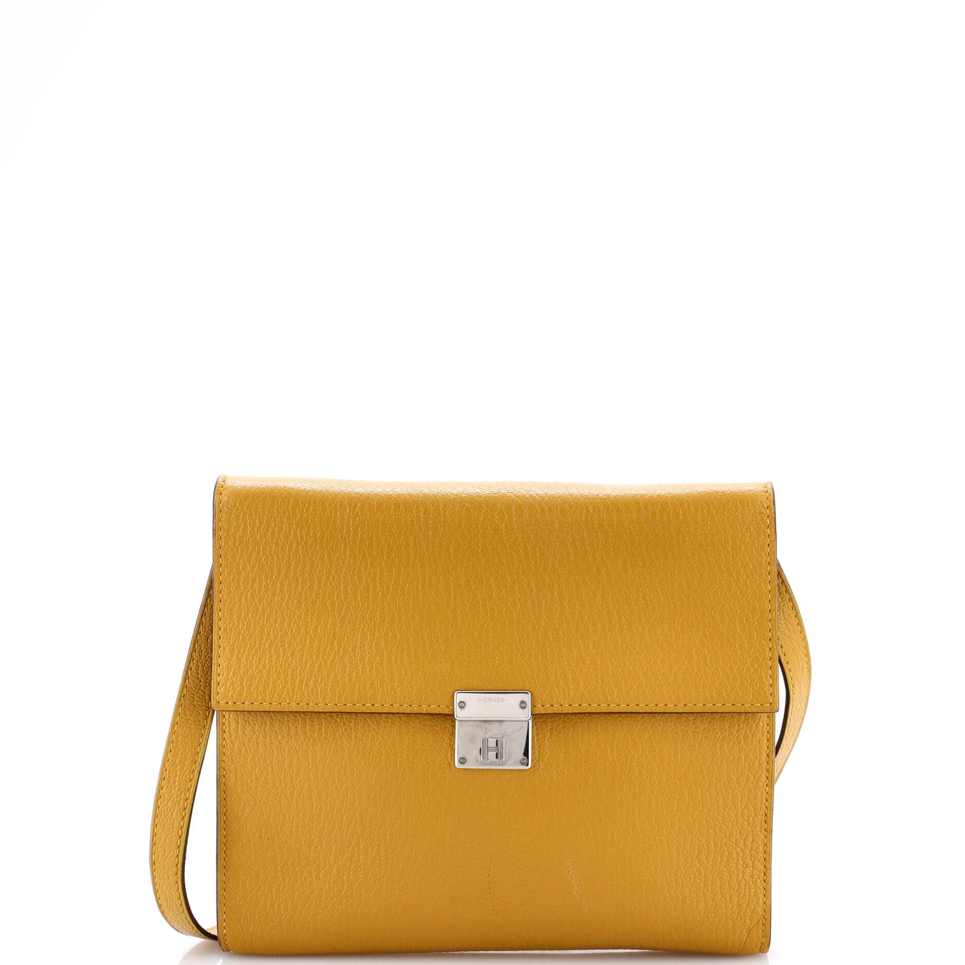 Pre-Owned Hermes Clic Wallet on Strap Chevre Mysore 16, Main, color, 