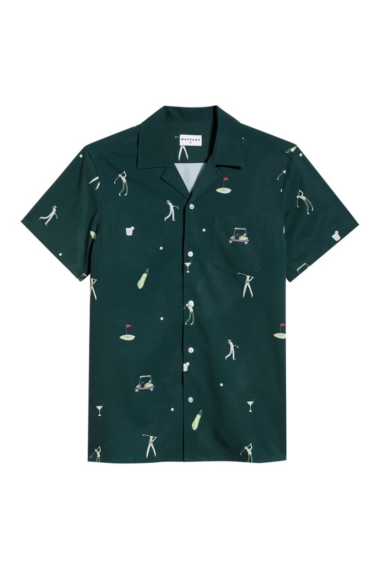 Fun & Games Weekend Camp Shirt, Alternate, color, GREEN