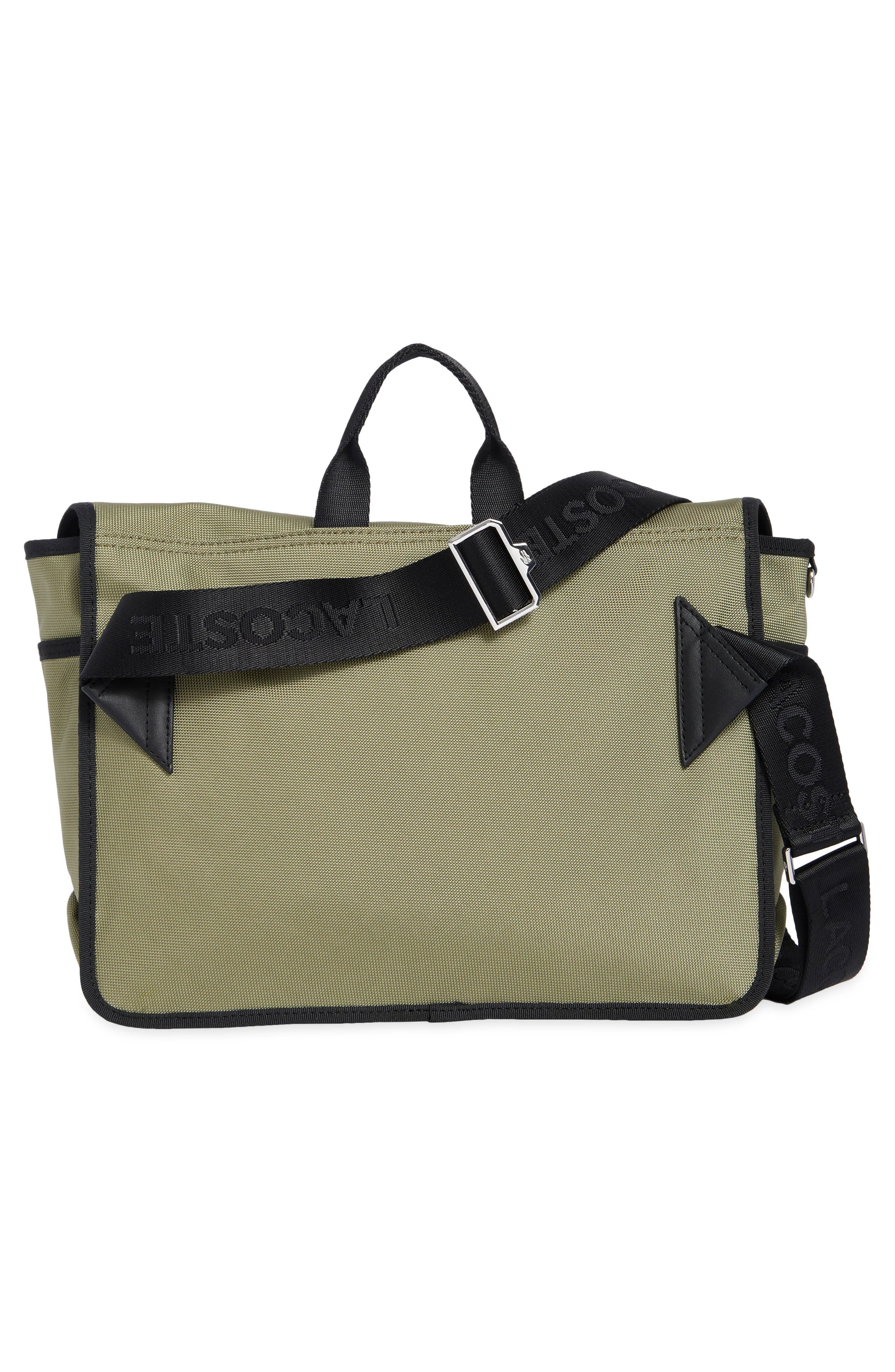 Kome Messenger Bag, Alternate, color, KAKI NOIR
