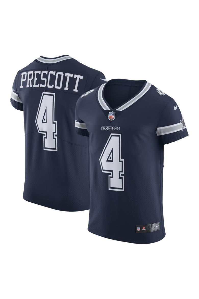 Men's Nike Dak Prescott Navy Dallas Cowboys Vapor Elite Player Team Jersey, Main, color, Navy