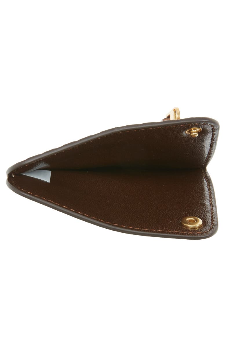 Tory Burch T Monogram Leather Card Case, Alternate, color, 