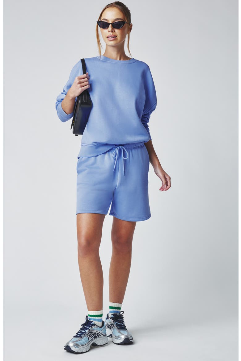 Cozy Crush Boyfriend Shorts, Alternate, color, PROVENCE