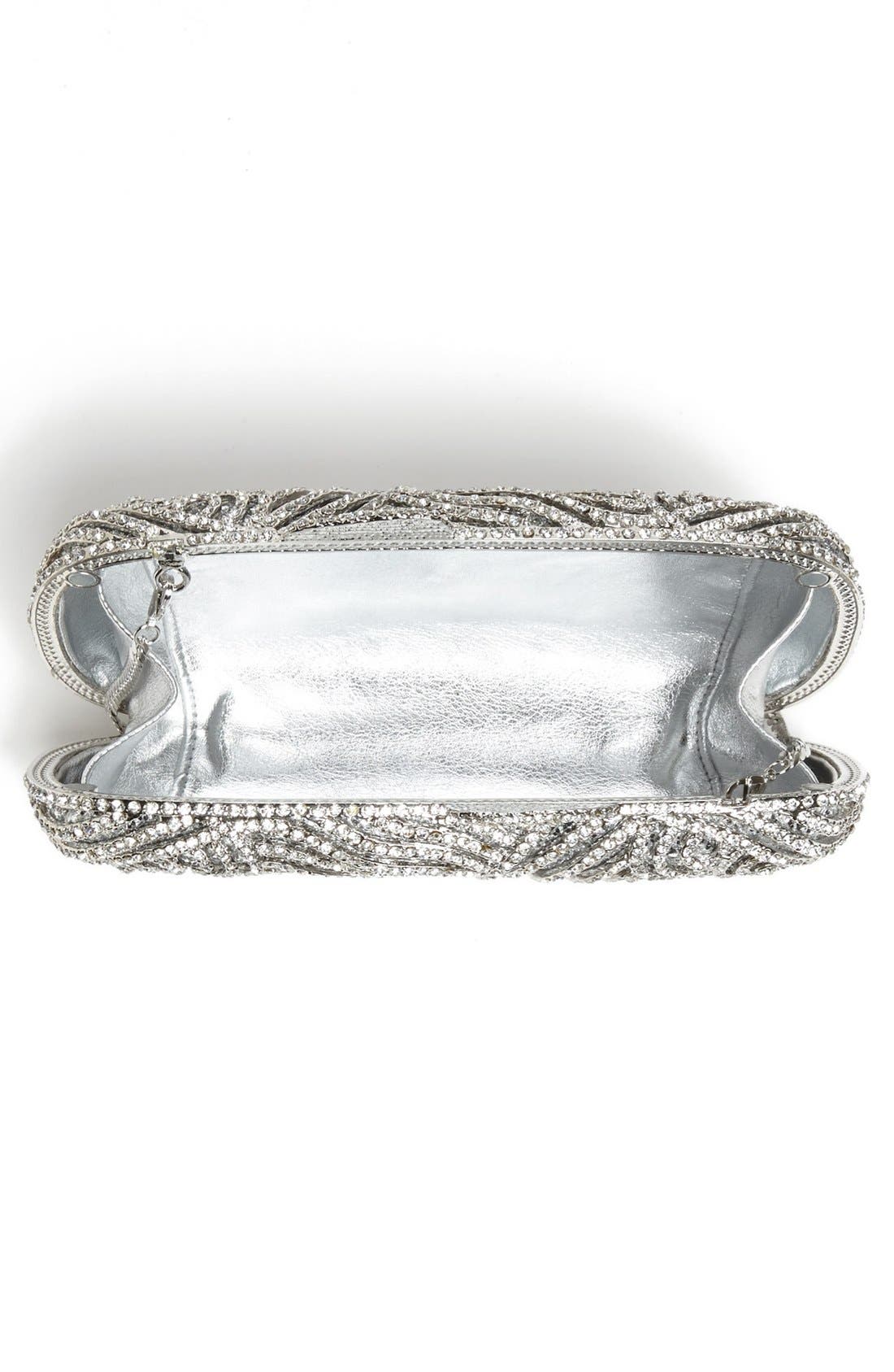 ZZDNU Natasha Couture Tasha 'Crystal Swirl' Clutch, Alternate, color, 