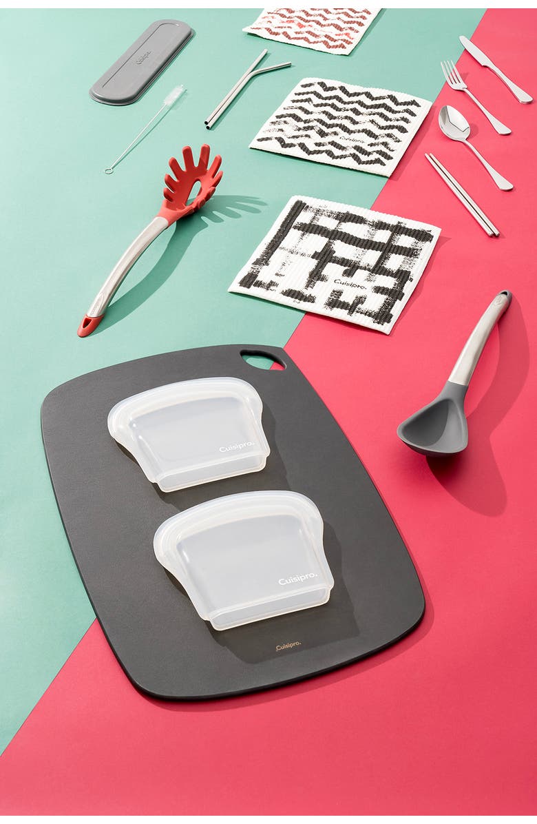 CUISIPRO Silicone Spaghetti Server, Alternate, color, Red