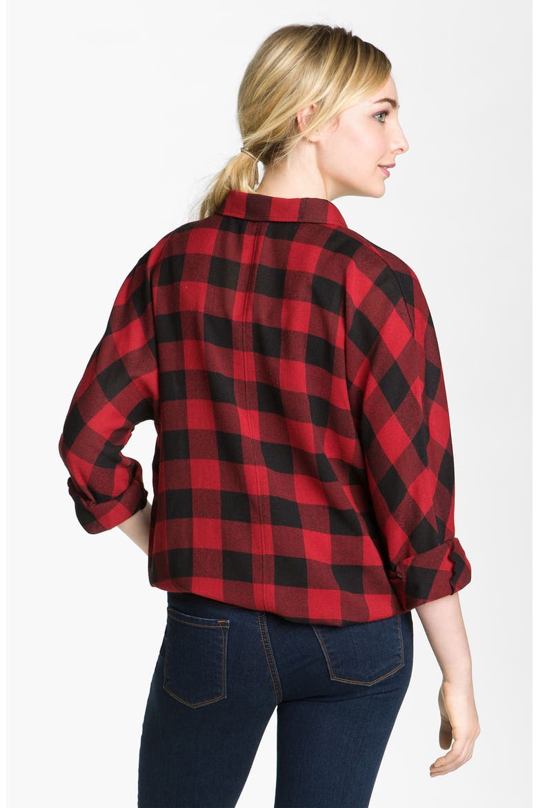 Buffalo Plaid Shirt, Alternate, color, RED/ BLACK COMBO