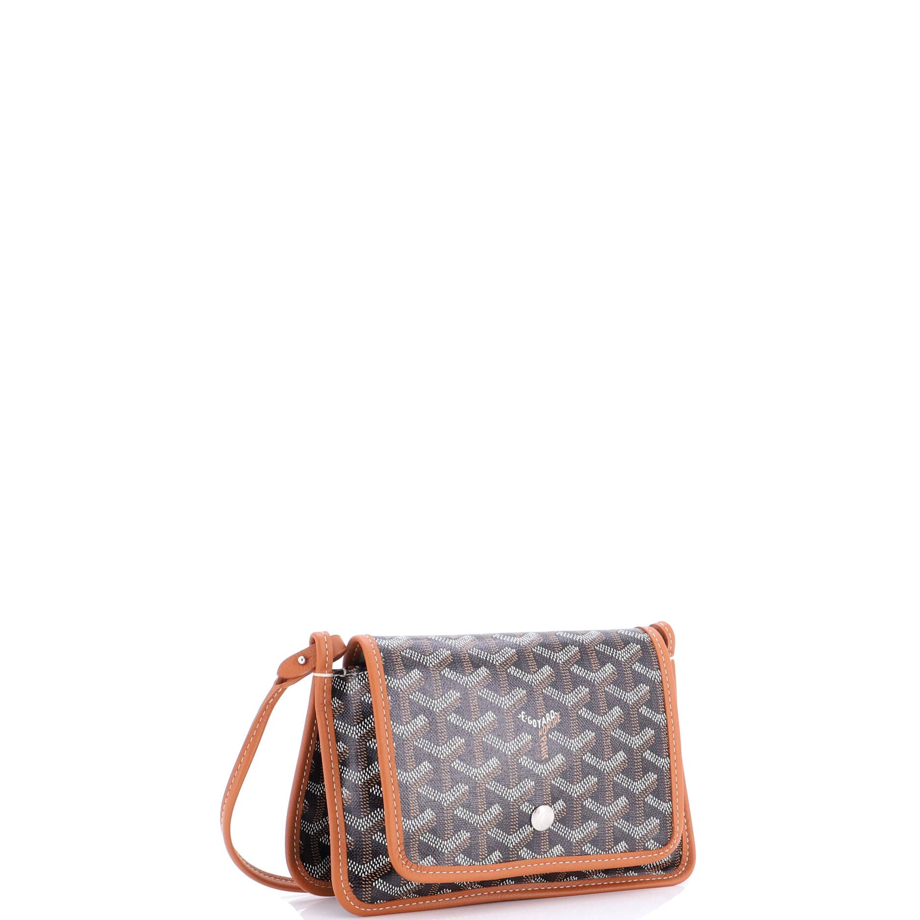 Pre-Owned Goyard Plumet Clutch Wallet Coated Canvas, Alternate, color, 