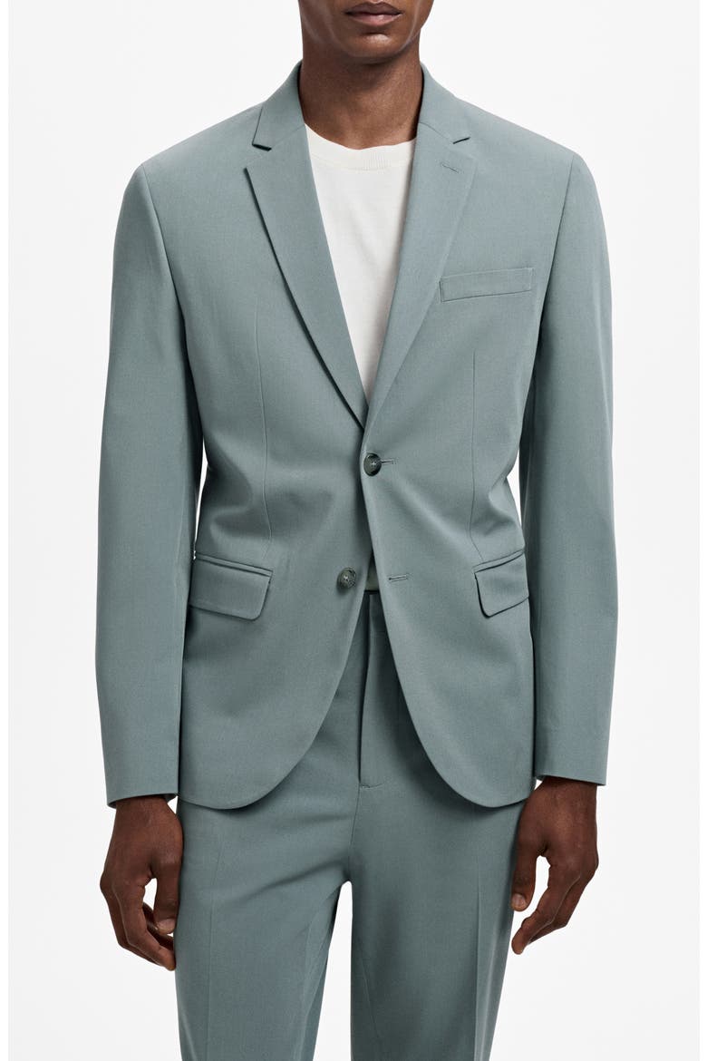 Slim Fit Suit Jacket, Main, color, AQUA GREEN