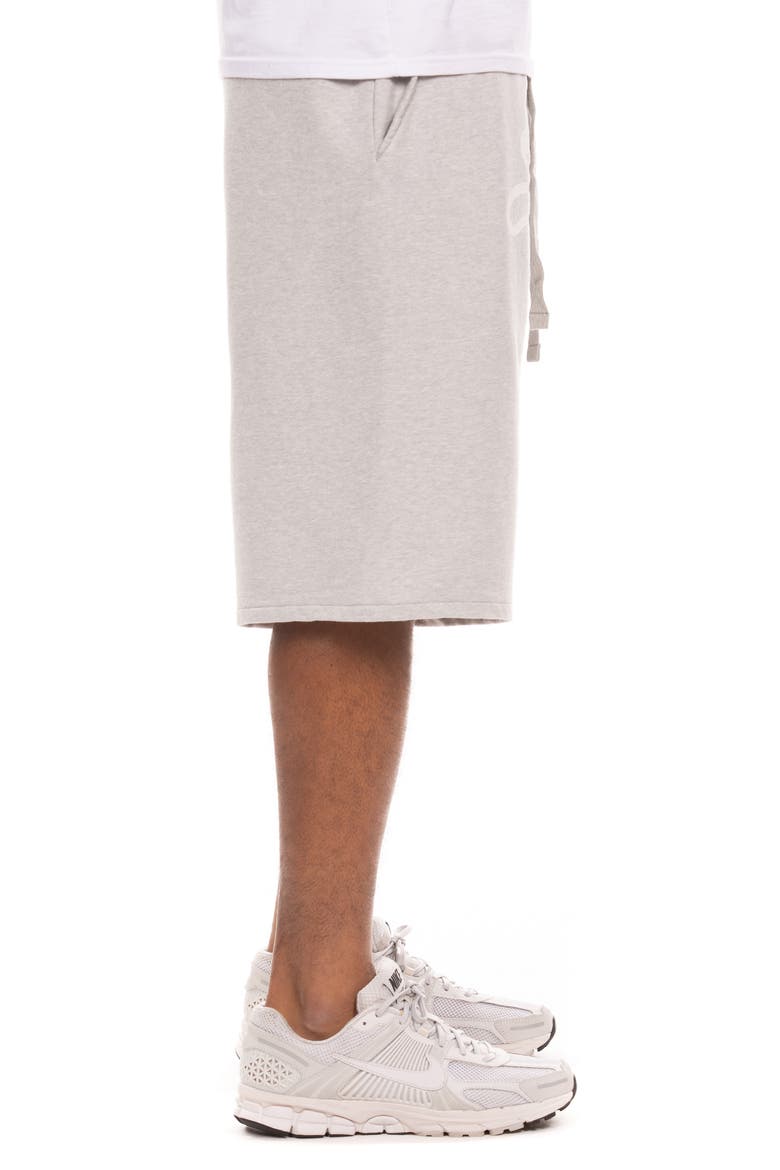 Cup Terry Drawstring Shorts, Alternate, color, HEATHER GREY